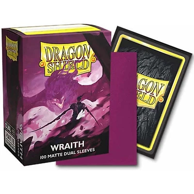 (Dragon Shield) Matte Dual Sleeves - Wraith - 100 Unités - 63mm x 88mm