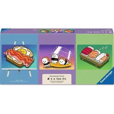 Kawaii Breakfast, Lunch & Dinner - 3x100 pièces
