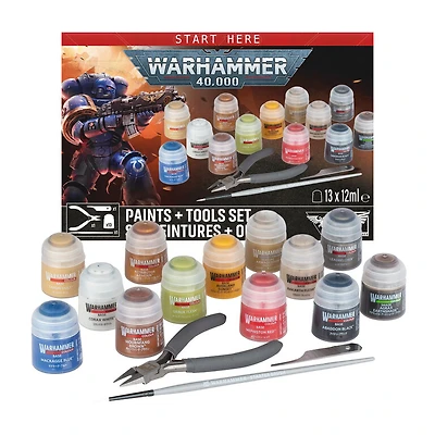 40K Paints + Tools [PRÉCOMMANDE]