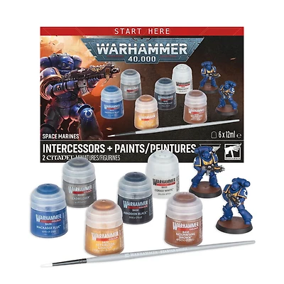 Space Marines Intercessors + Paints