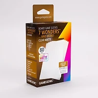 (Gamegenic) Matte 7 Wonders Sleeves - 80 Unités - 67mm x 103mm