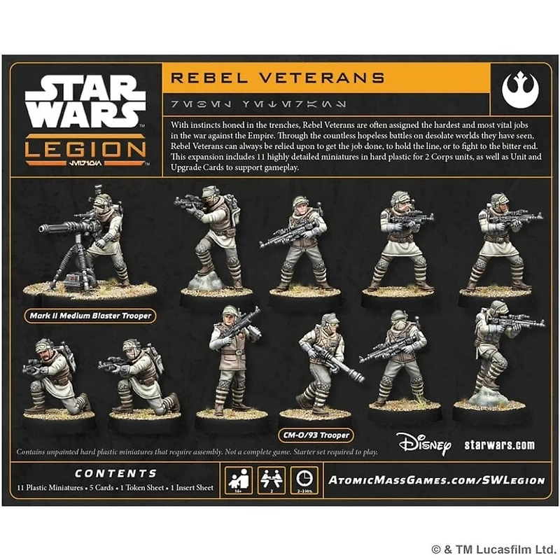 Star Wars Legion - Rebel Veterans (Multilingual)