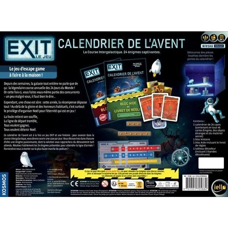 Exit - Calendrier de l'avent 2026 - Course intergalactique (Français) [PRÉCOMMANDE]
