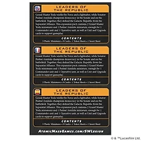 Star Wars Legion - Leaders of the Republic (Multilingual)