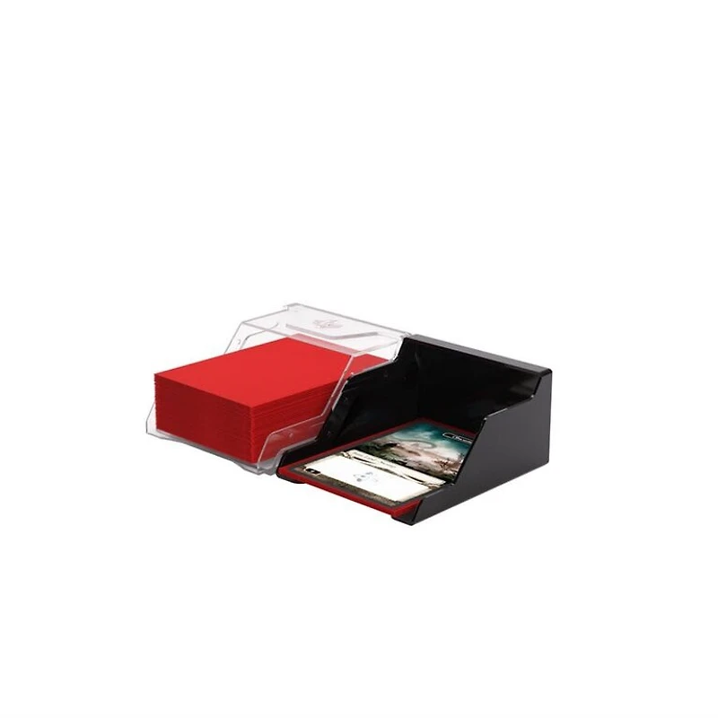 (Gamegenic) Deck Box Bastion 50ct - Black/Clear