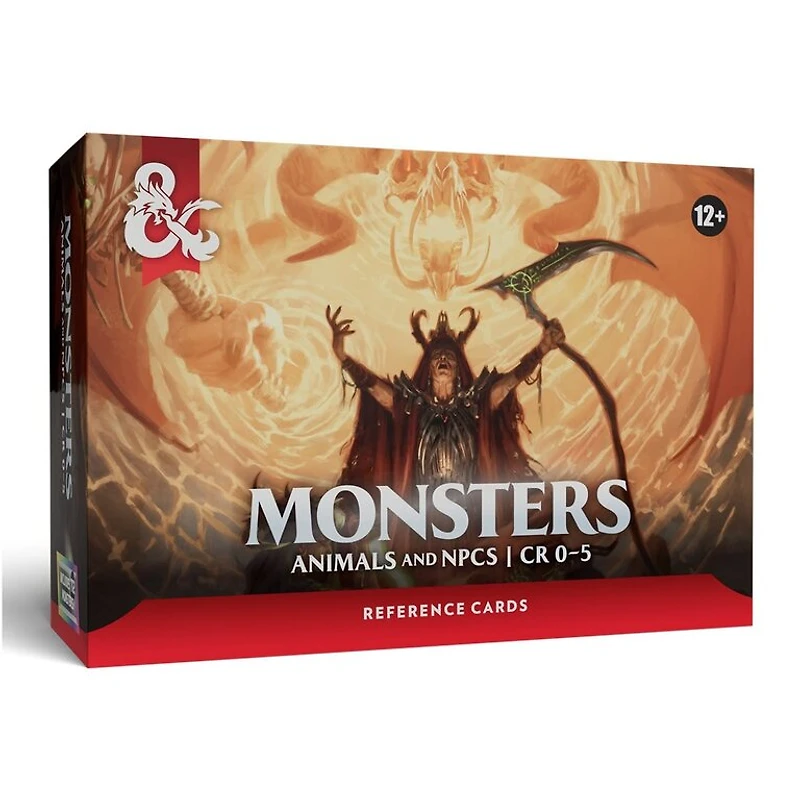 D&D - Reference Cards - Monsters - Animals and NPC's (English)