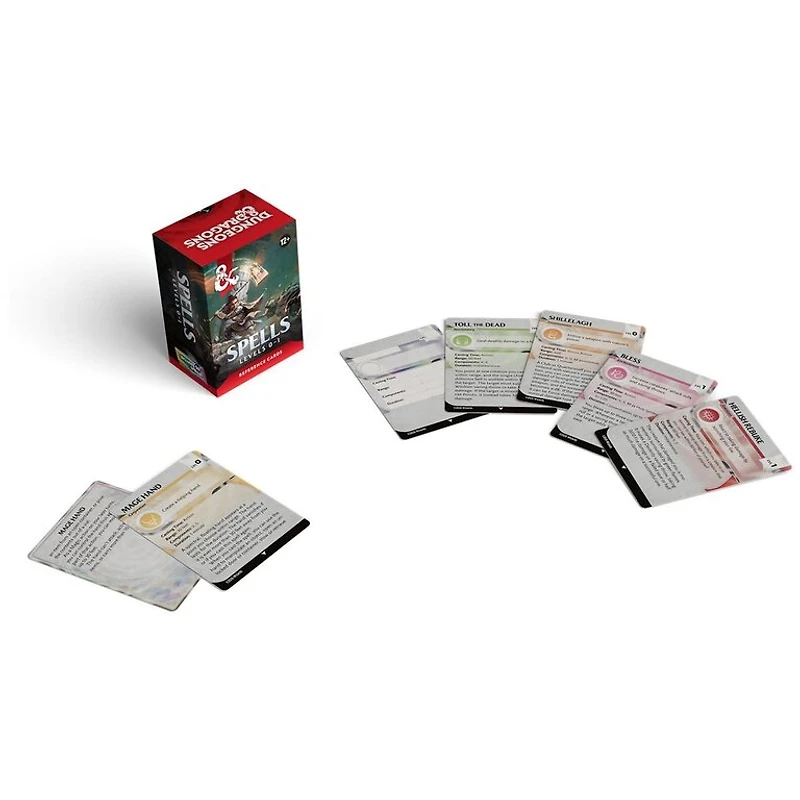 D&D - Reference Cards - Spells - Levels 0-1 (English)