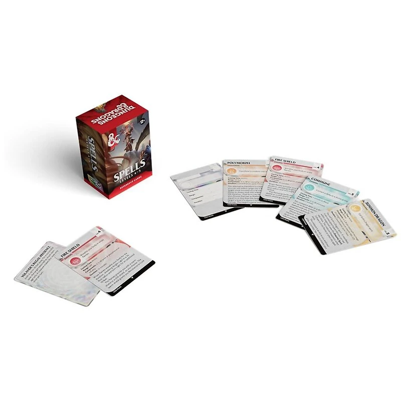 D&D - Reference Cards - Spells - Levels 4-5 (English)