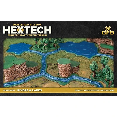 Battlefield in a Box - Hextech Grasslands - Rivers and Lakes