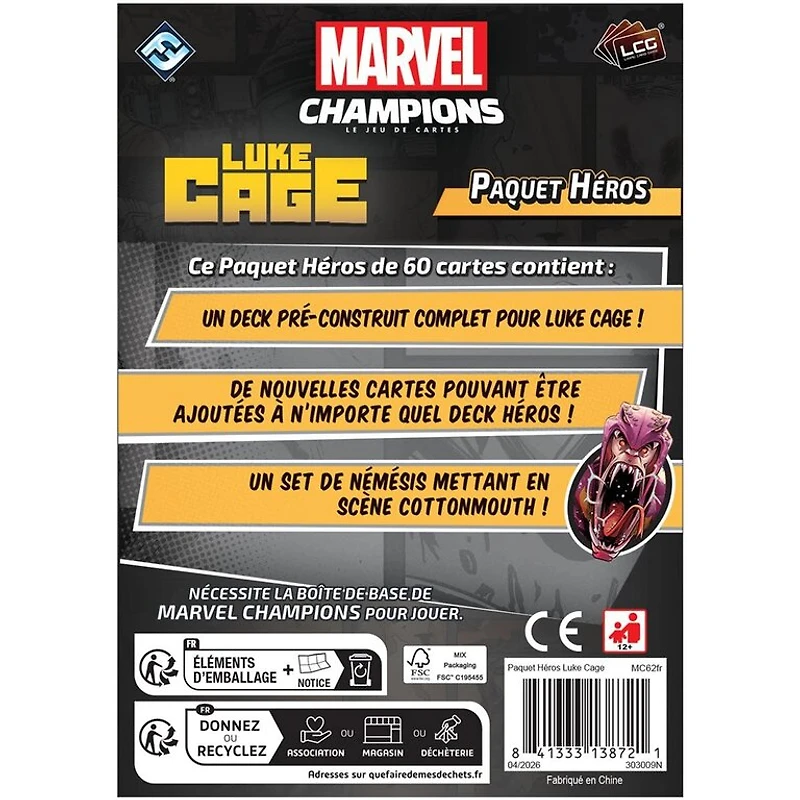 Marvel Champions - Luke Cage - Paquet héros (French)