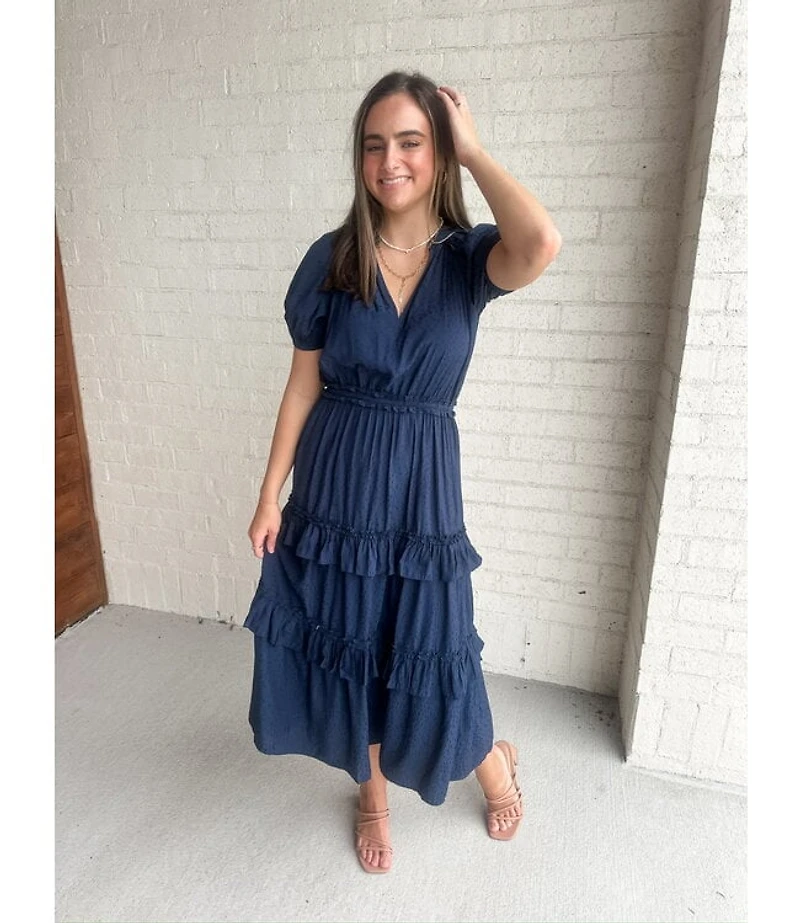 DRU RUFFLE DRESS