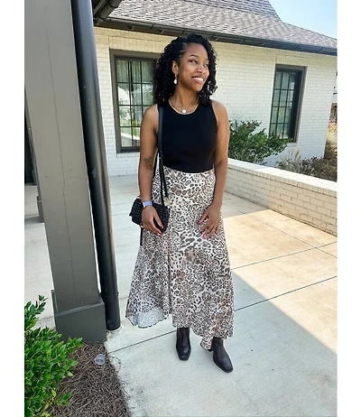 SOFIE LEOPARD SKIRT
