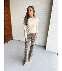 KELSEY FLARE COLOR DENIM