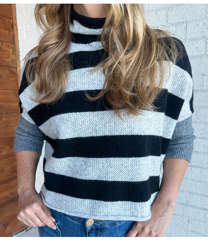 LONDON STRIPE SWEATER