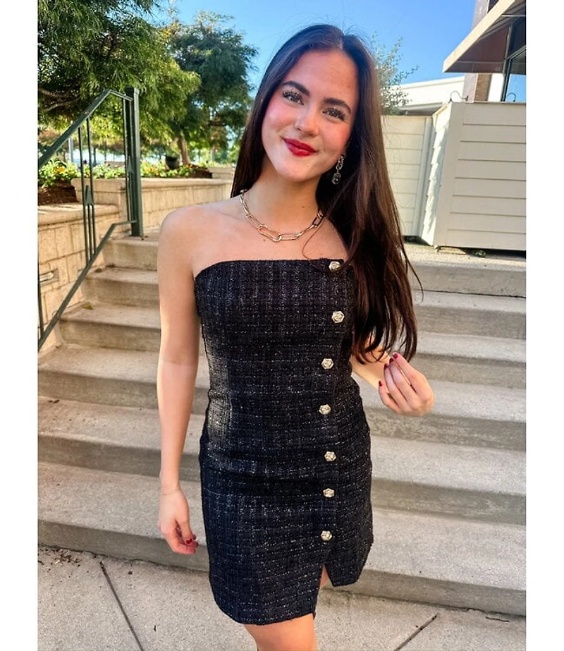 TWEED MINI DRESS