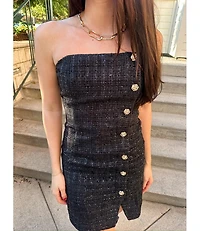 TWEED MINI DRESS