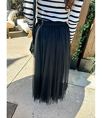 A LINE TULLE SKIRT