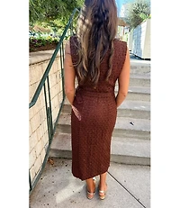 RONDA TWEED DRESS