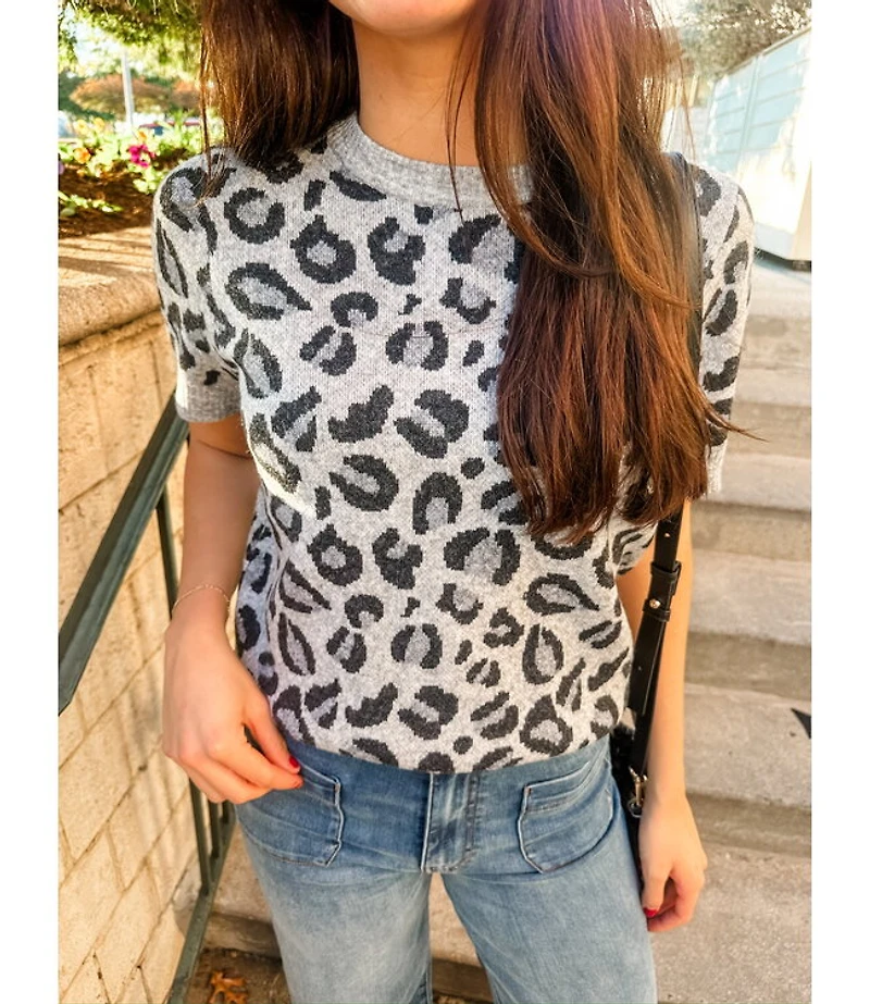 KENNA LEOPARD SWEATER