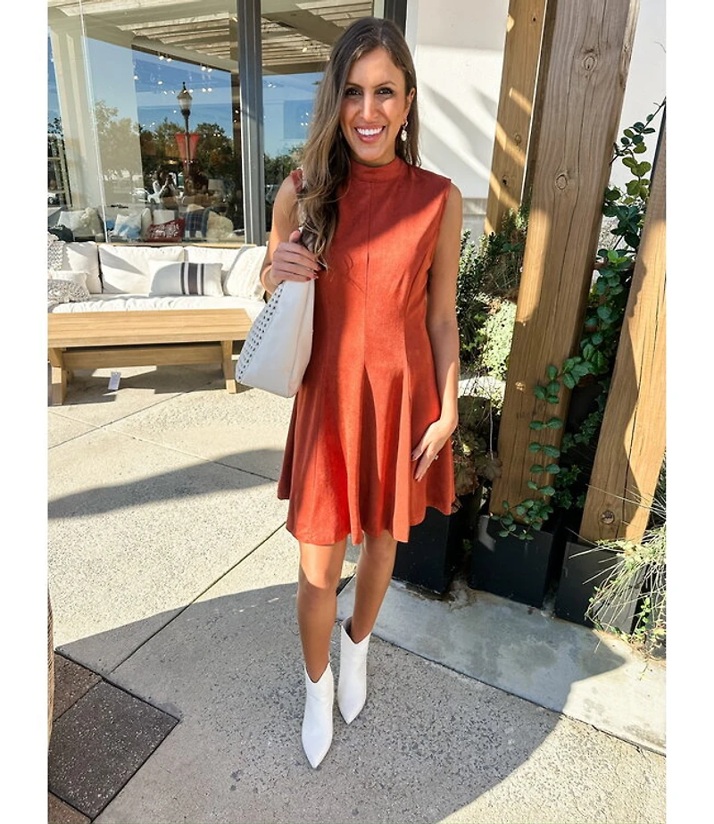 RILLA SUEDE DRESS