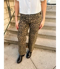 MEG LEOPARD DENIM