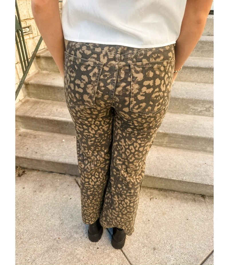 MEG LEOPARD DENIM