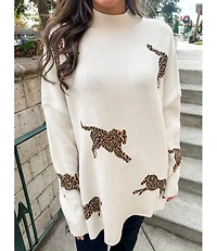 LIVELY CHEETAH SWEATER