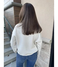 BOOKDOWN CROP SWEATSHIRT