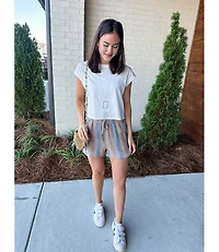 GAUZE STRIPE SHORT