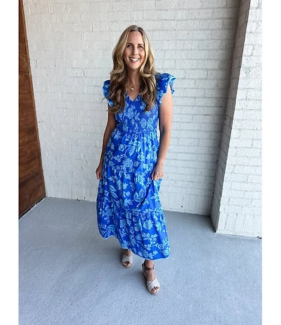 Altar'd State Aderny Patchwork Floral Dress | The Summit Altar'd State Aderny Patchwork Floral Dress | The Summit