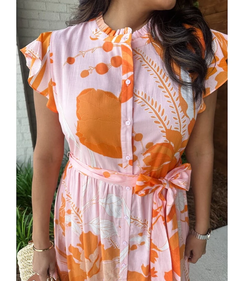 LENIRA FLORAL DRESS