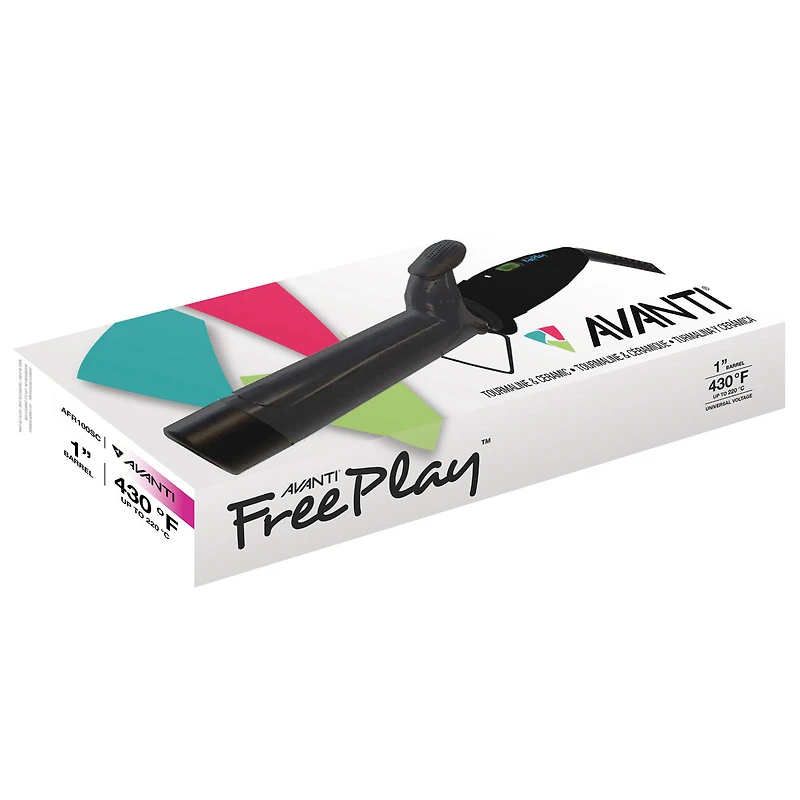 Ceramic |Tourmaline Curling Iron 1'' - AFR100SC