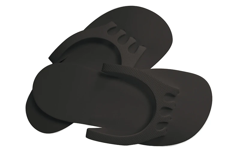 Eco Friendly Slippers / Black - PEDISLIPBKNC