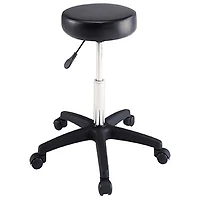 Tabouret Noir à Siège Rond - BES863BKUCC