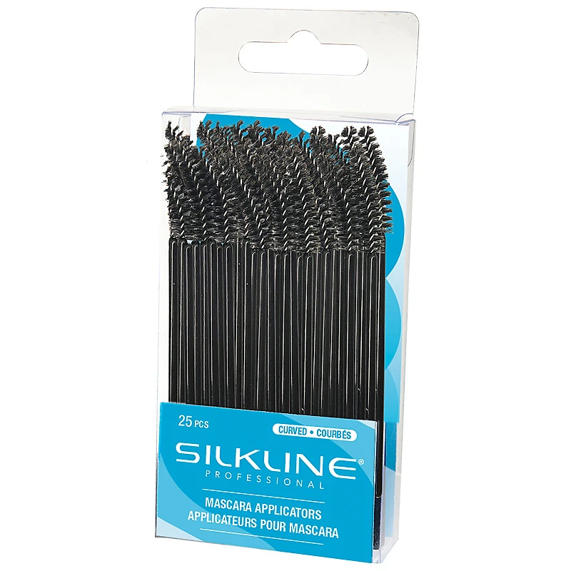 Applicateur Courbés Mascara 3.8'' / 25 par Boîte - SLMASCURAPPC