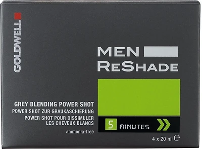 GOLDWELL - MEN | RESHADE Power Shot pour Dissimuler les Cheveux Blancs 4 x 20ml (0.6 oz)