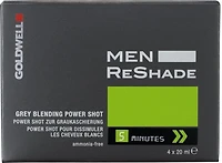 GOLDWELL - MEN | RESHADE Power Shot pour Dissimuler les Cheveux Blancs 4 x 20ml (0.6 oz)