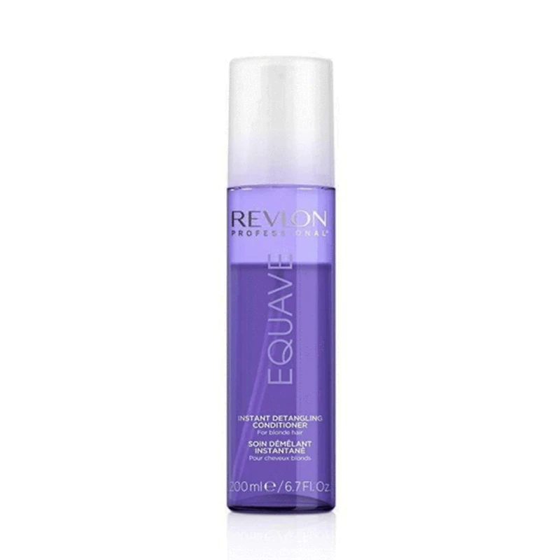 REVLON - EQUAVE | BLONDE Anti-Brassiness Instant Detangling Conditioner / Soin Démêlant Instantané Effet Déjaunissant (200ml / 6.7 oz)