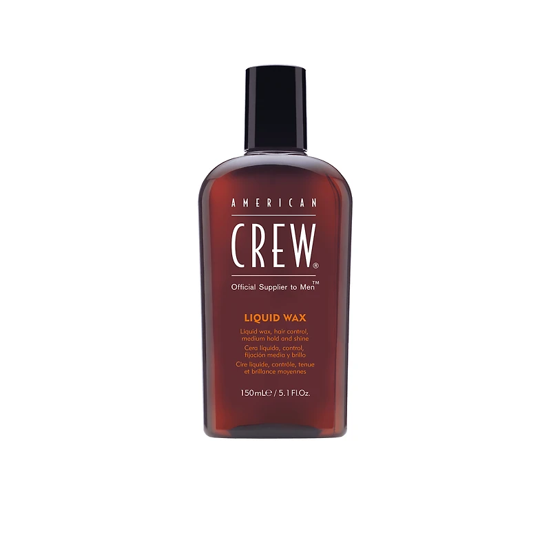 AMERICAN CREW - COIFFANT | LIQUID WAX Hair Control, Medium Hold and Shine / Cire Liquide, Contrôle, Tenue et Brillance Moyenne (150ml / 5.1 oz)