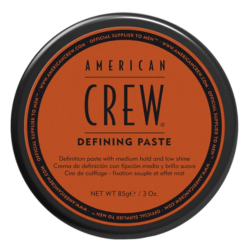 AMERICAN CREW - COIFFANT | DEFINING PASTE Medium Hold and Low Shine / Fixation Souple et Effet Mat (85g / 3 oz)