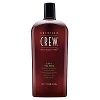 AMERICAN CREW - TEA TREE 3-IN-1 Shampoo, Conditioner and Body Wash / Shampooing Soin et Gel Douche