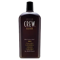 AMERICAN CREW - CLASSIC | 3-IN-1 Shampoo, Conditioner and Body Wash / Shampooing Soin et Gel Douche