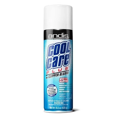 Andis Professional Cool Care Plus | 5-in-1 Blade Care Spray - Cleans, Lubricates and Cools