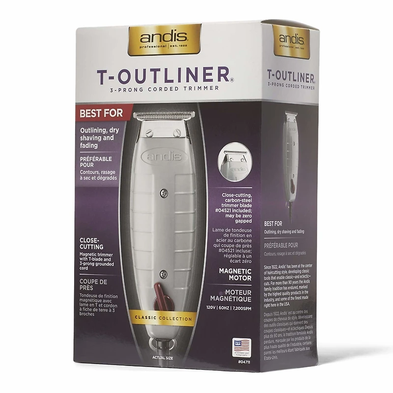ANDIS PROFESSIONAL - CLASSIC COLLECTION T-Outliner Tondeuse de Finition