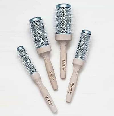 ECOHAIR | THERMAL Brosse en Bambou Écologique Poils Ioniques