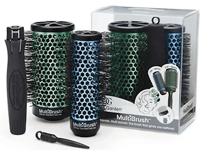 OLIVIA GARDEN - MULTIBRUSH Brosse à Tête Interchangeable - Ensemble 3 pièces - MB-KT01