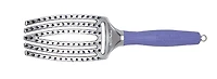 FINGERBRUSH Brosse Paddle Courbée et Ventilée Poils Ioniques Sanglier