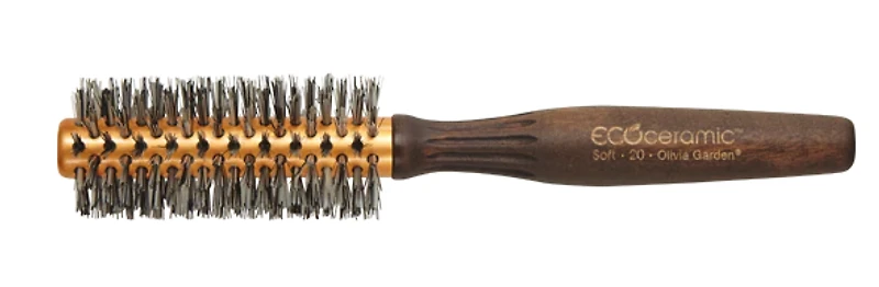 ECOCERAMIC Brosse Ronde Thermique à Poils Souples