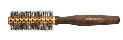 ECOCERAMIC Brosse Ronde Thermique à Poils Souples