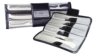 OLIVIA GARDEN - CARBOSILK Ensemble de Peignes en Carbone pour Services Technique et Chimique - CS-TP1
